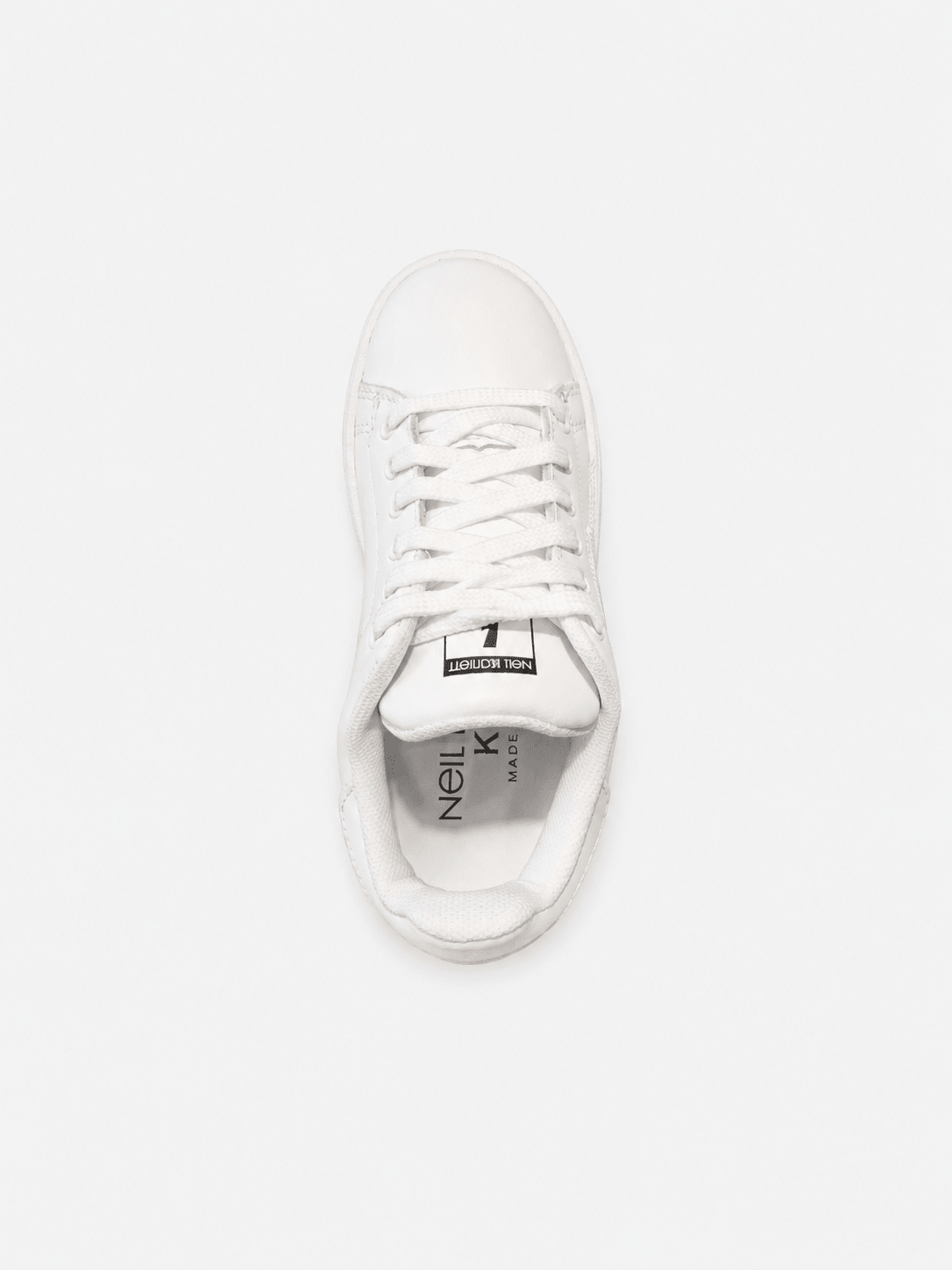 White Leather Kids Sneakers - Hombre Amsterdam
