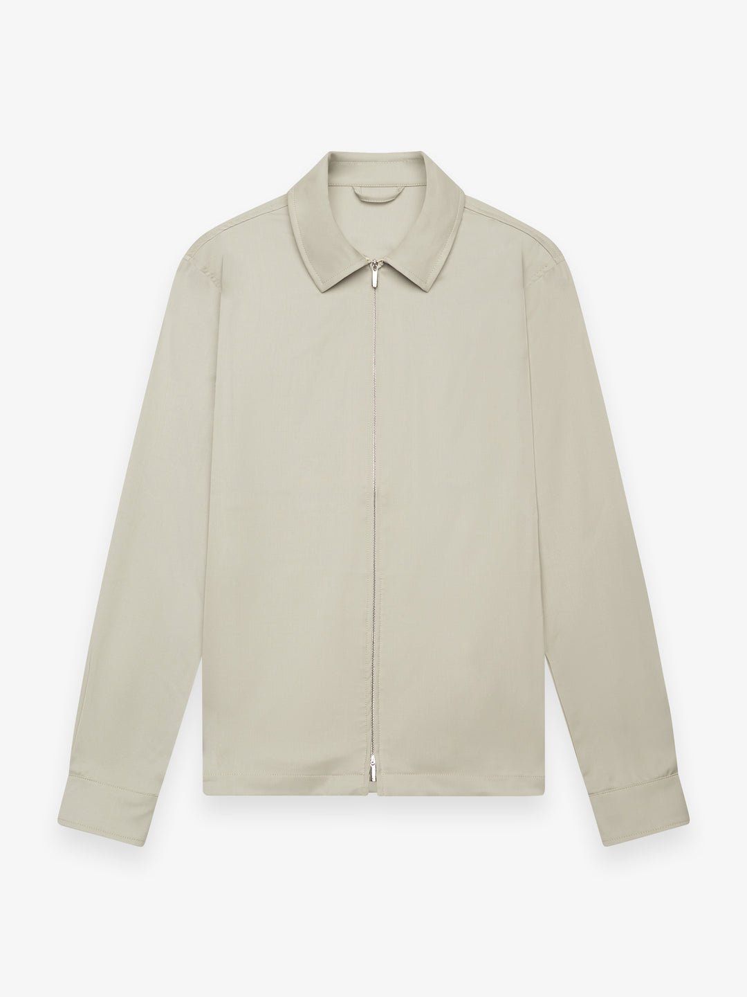 Wool Stretch Overshirt Stone - Hombre Amsterdam