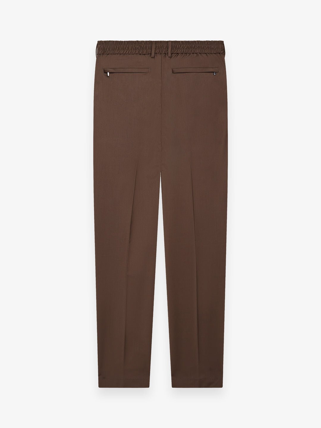 Wool Stretch Trousers Dark Brown - Hombre Amsterdam
