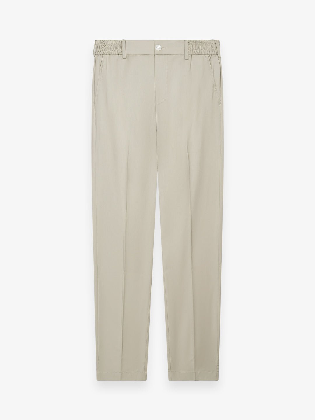 Wool Stretch Trousers Stone - Hombre Amsterdam