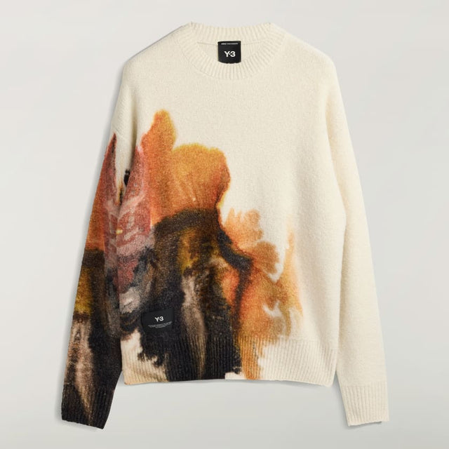 Y - 3 AOP KNIT SWEATSHIRT - Hombre Amsterdam