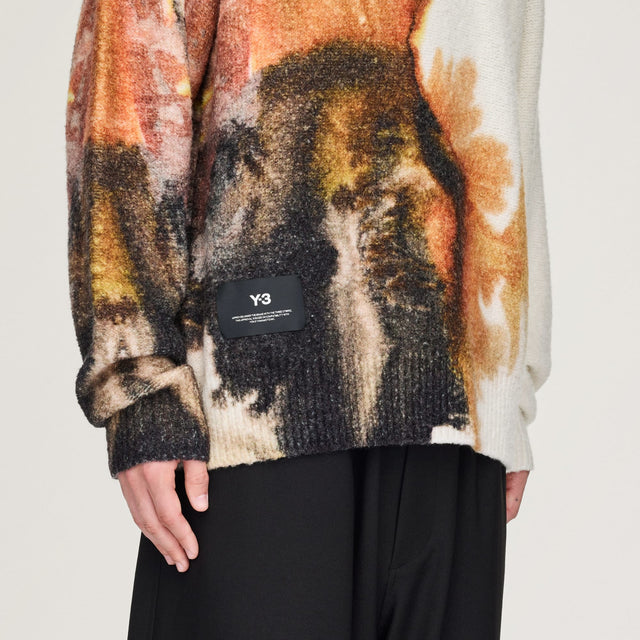 Y - 3 AOP KNIT SWEATSHIRT - Hombre Amsterdam