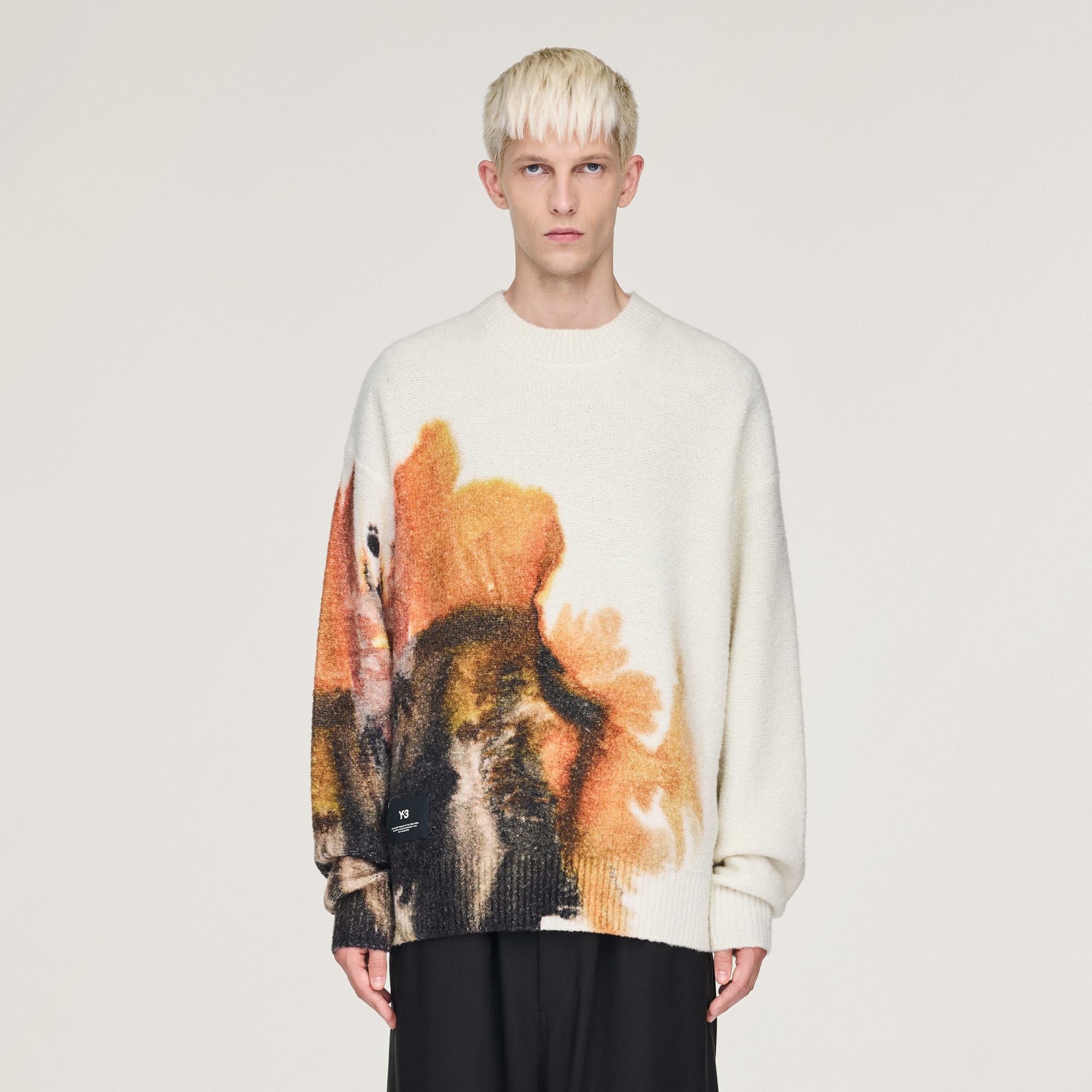 Y - 3 AOP KNIT SWEATSHIRT - Hombre Amsterdam