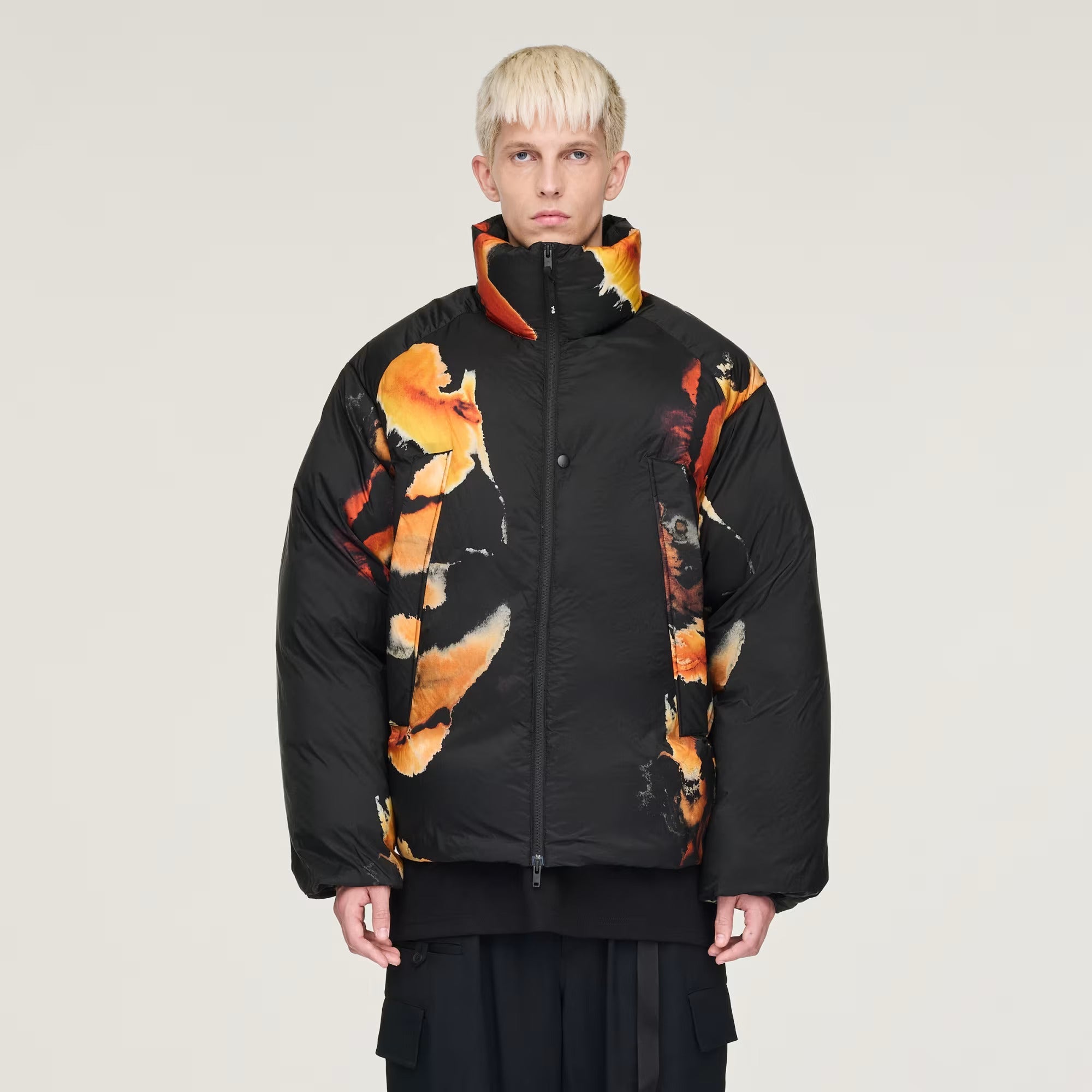 Y - 3 AOP CLASSIC PUFFER JACKET MULTICOLOR PRIMALOFT OIL PRINT- Hombre Amsterdam