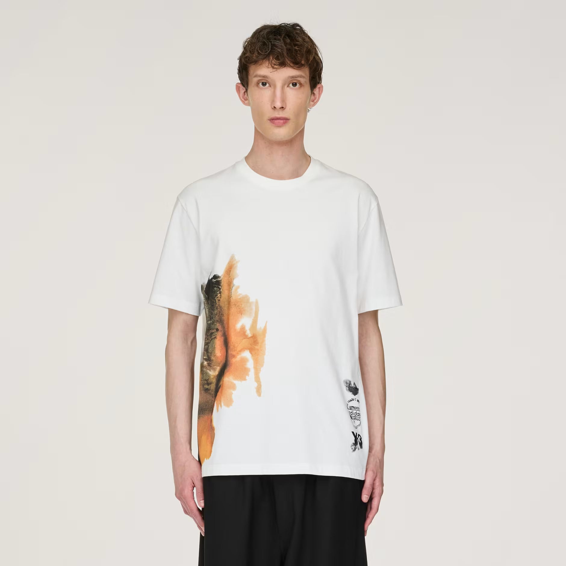 Y - 3 AOP T - SHIRT WHITE - Hombre Amsterdam