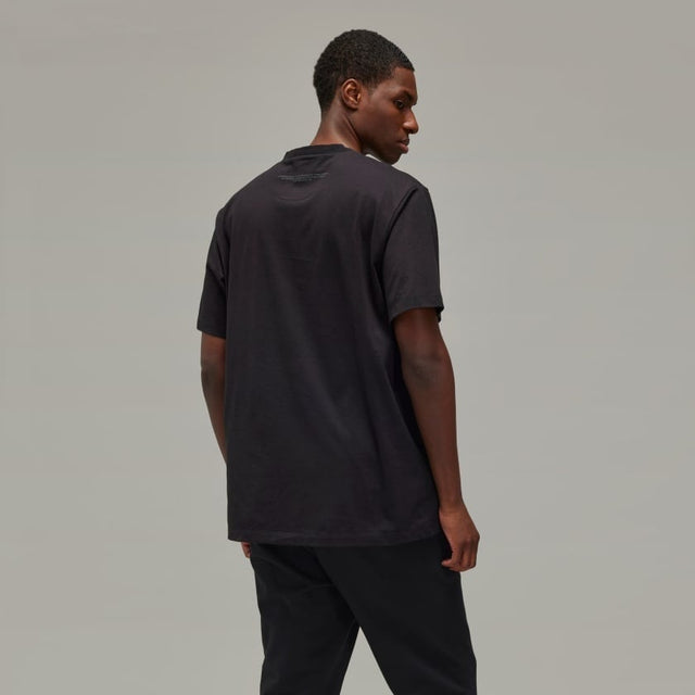 Y - 3 BRANDED T - SHIRT BLACK - Hombre Amsterdam