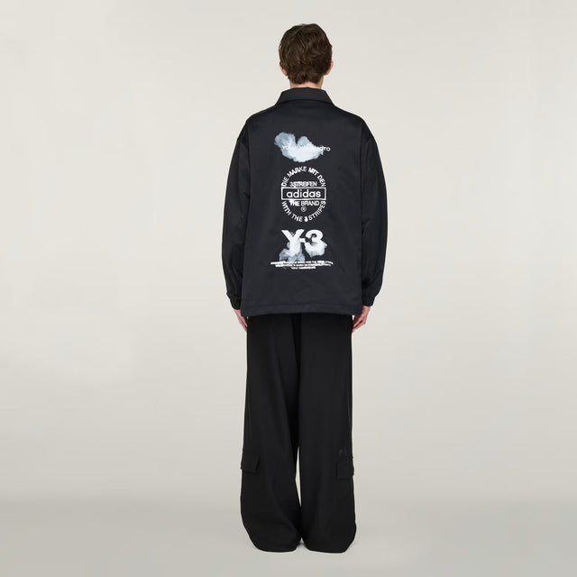 Y - 3 GRAPHIC COACH JACKET BLACK - Hombre Amsterdam