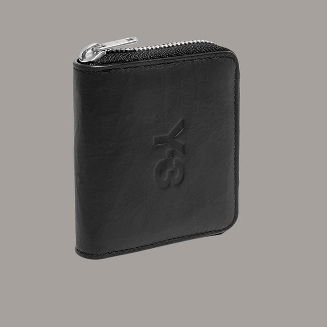 Y - 3 LEATHER WALLET BLACK - Hombre Amsterdam