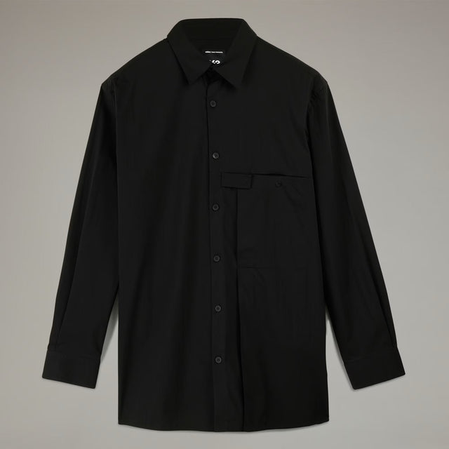 Y - 3 PLEATED POCKET SHIRT BLACK - Hombre Amsterdam