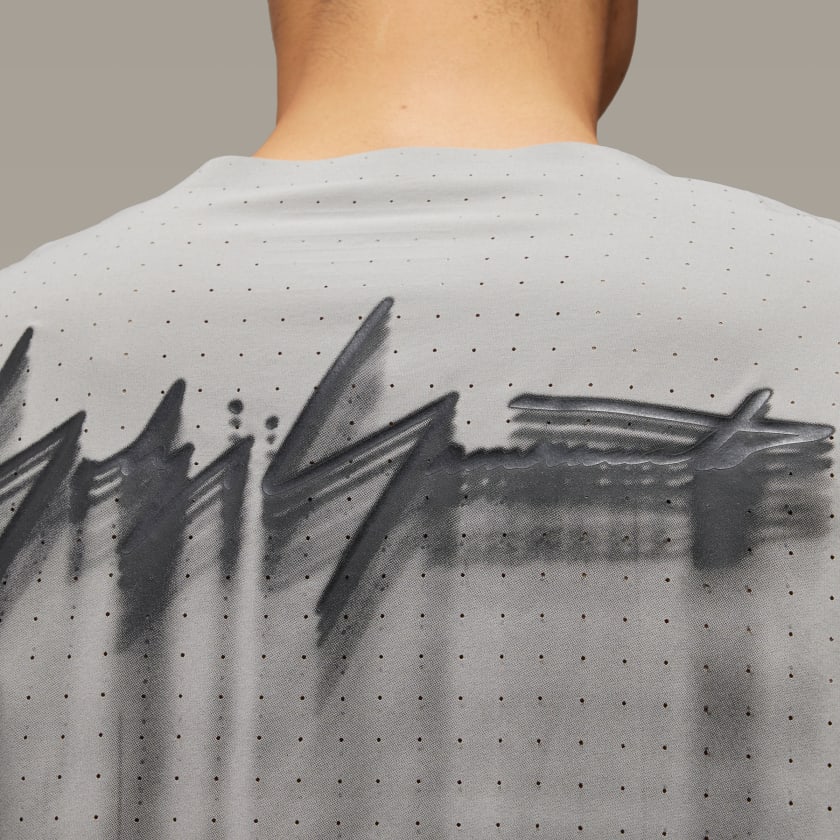 Y - 3 RUNNING T - SHIRT GREY - Hombre Amsterdam