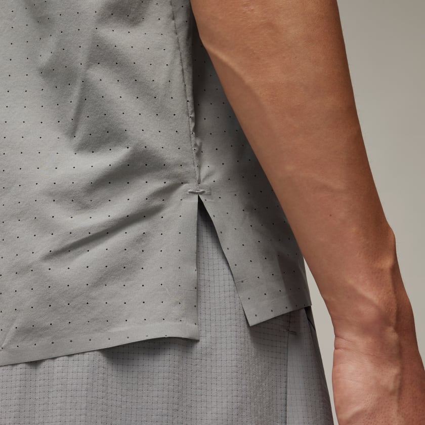 Y - 3 RUNNING T - SHIRT GREY - Hombre Amsterdam