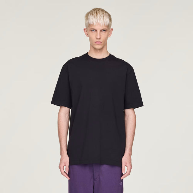 Y - 3 T - SHIRT LOGO BLACK - Hombre Amsterdam