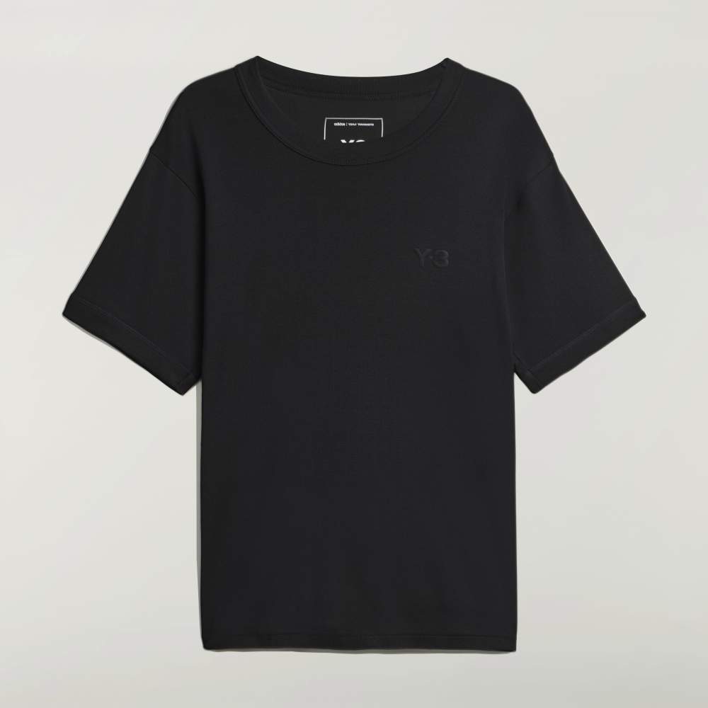 Y - 3 T - SHIRT SLIM FIT BLACK - Hombre Amsterdam