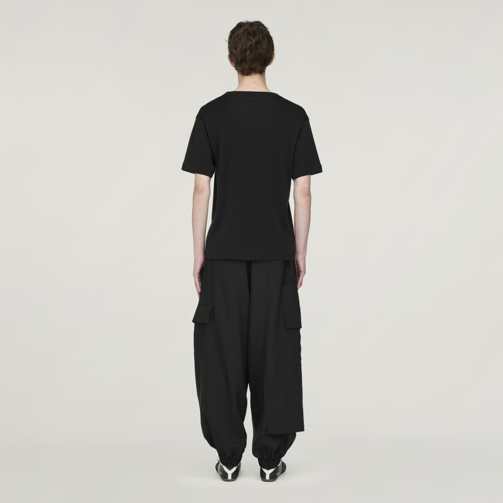 Y - 3 T - SHIRT SLIM FIT BLACK - Hombre Amsterdam