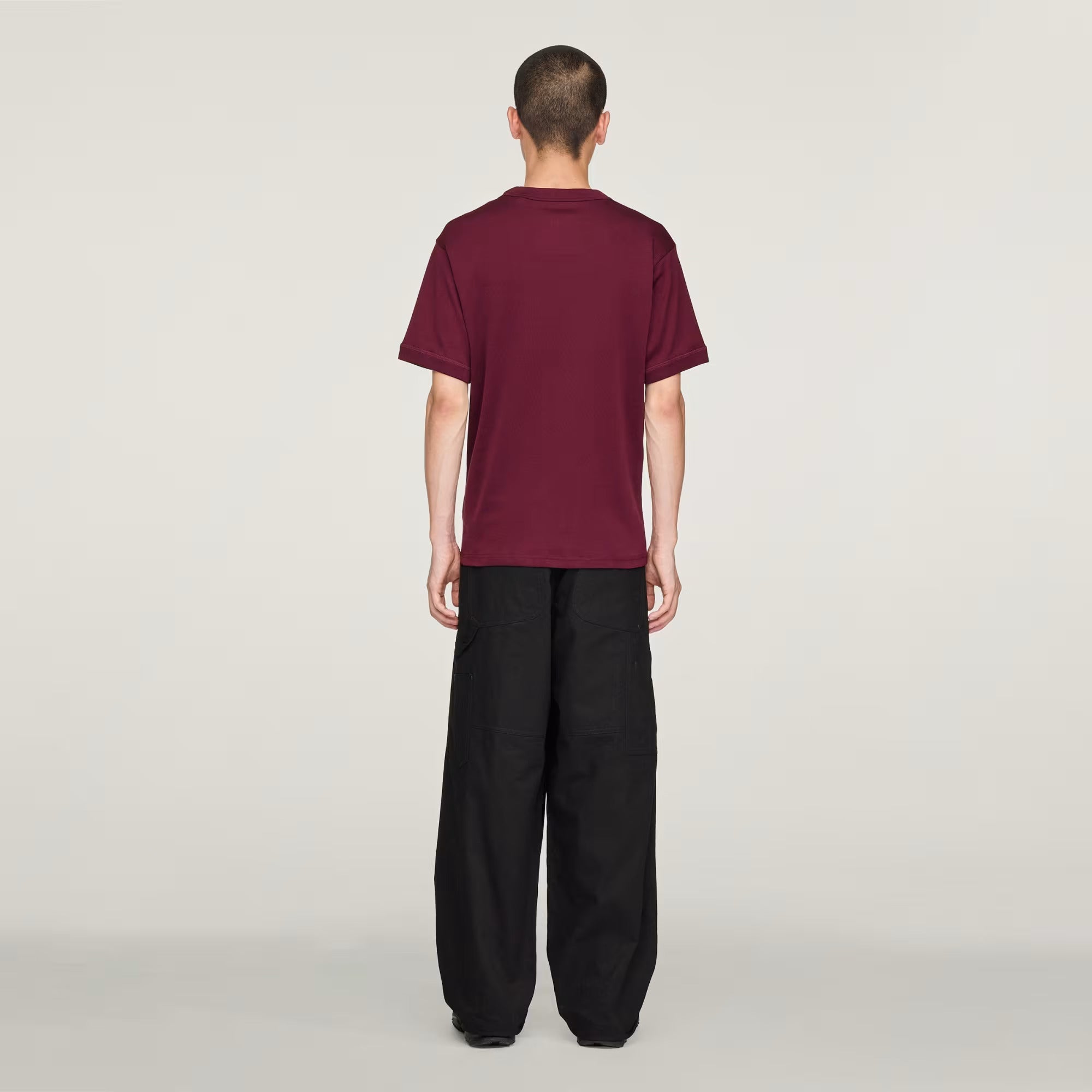 Y - 3 T - SHIRT SLIM FIT MAROON - Hombre Amsterdam