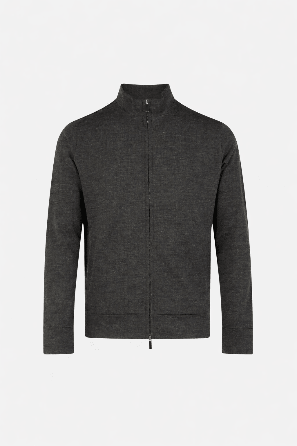 Zip Vest Cotton Super 60 Melange Grey - Hombre Amsterdam