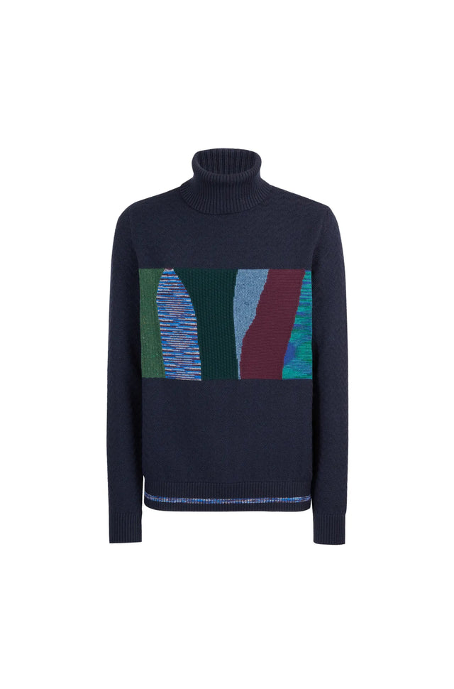 MISSONI MOCK- NECK PULLOVER