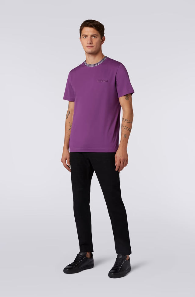 missoni t-shirt purple front